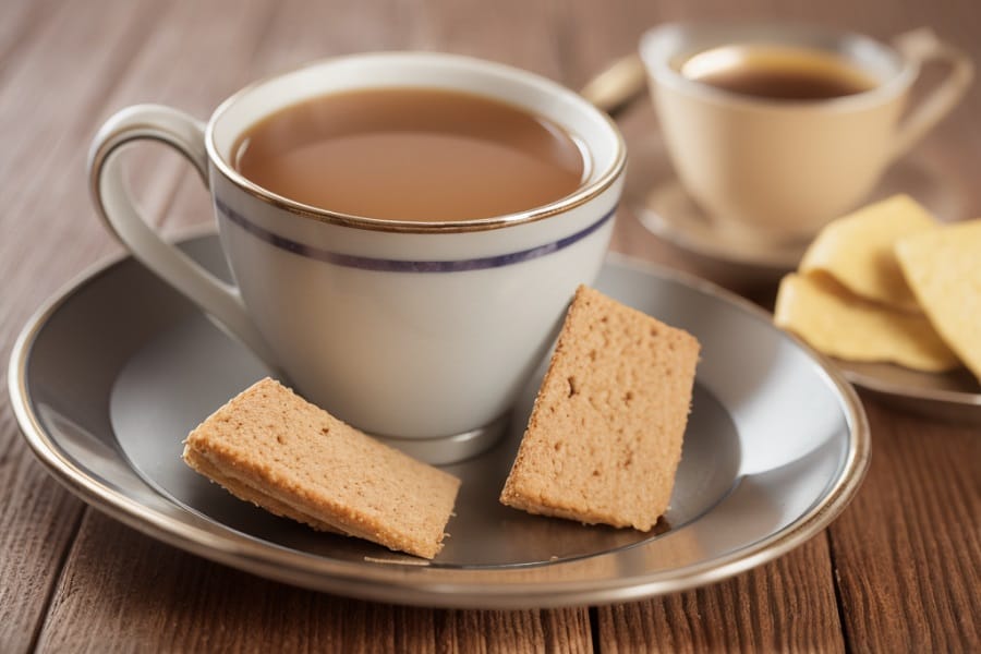 Chai tea, a spiced tea originating from India
